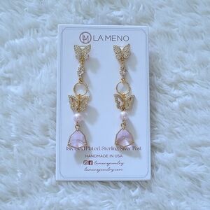 La Meno "Sparkling🎆 Butterfly🦋" Earrings